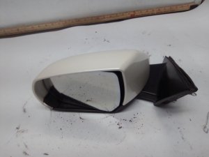 2014-2018 Cadillac ATS White Side/Door Mirror - Left (Driver) (Used OEM)