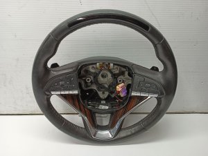 2021-2024 GMC Yukon Black Heated Leather Steering Wheel (Used OEM)