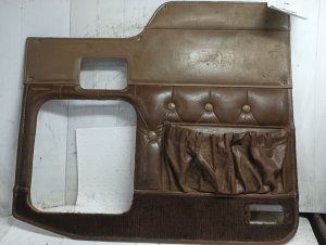 1993-2005 Kenworth T800 Brown Door Interior Trim Panel - Front, Right (Passenger) (Used OEM)