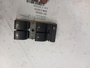 2009-2017 Chevrolet Traverse Gray Master Power Window and Door Lock Switch - Left (Driver) (Used OEM)