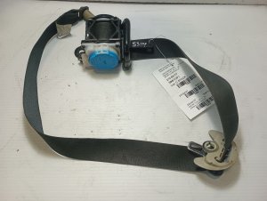 2014-2020 INFINITI QX80 Black Seat Belt Assembly with Tensioner - Front, Left (Driver) (Used OEM)