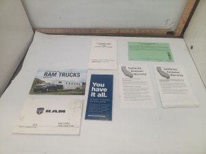 2018 Ram 3500 Owners Manual (Used OEM)