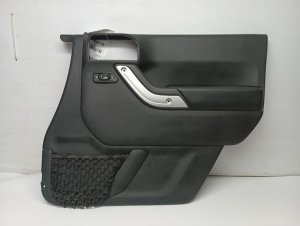 2011-2018 Jeep Wrangler Black Door Interior Trim Panel - Front, Right (Passenger) (Used OEM)