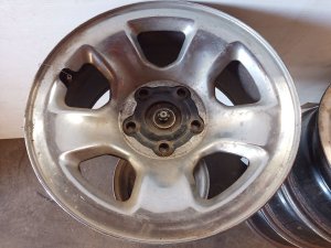2002-2010 Dodge Ram 1500 Chrome 17x7 5-Spoke Chrome Clad Steel Wheel (Used OEM)