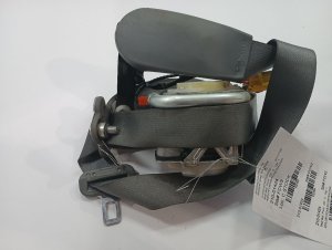 2012-2014 Ford F-150 Gray Seat Belt Assembly - Front, Right (Passenger) (Used OEM)