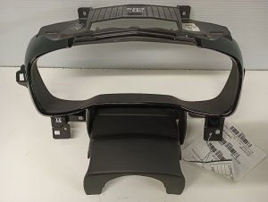 2014-2019 Cadillac CTS Black Instrument Cluster Visor and Radio Bezel with Vents - Left (Driver) (Used OEM)