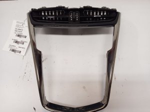 2014-2019 Cadillac CTS Instrument Cluster Visor and Radio Bezel with Vents (Used OEM)