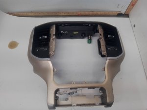 2019-2024 Ram 3500 Gray Radio Instrument Panel Bezel with Vents (Used OEM)