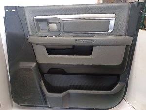 2019-2024 Ram 1500 Classic Gray Door Interior Trim Panel - Front, Right (Passenger) (Used OEM)