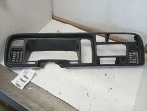 1994-1997 Dodge Ram 1500 Black Speedometer and Radio Instrument Panel Bezel with Vents (Used OEM)
