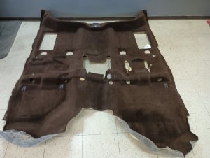 2014-2018 Ram 3500 Brown Crew Cab Floor Carpet (Used OEM)