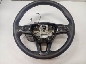 2017-2019 Ford Escape Black Leather Steering Wheel with Controls (Used OEM)