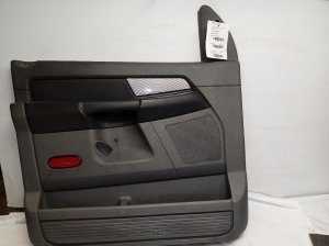 2006-2008 Dodge Ram 1500 Gray Door Interior Trim Panel - Front, Left (Driver) (Used OEM)