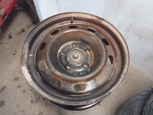 2003-2010 Dodge Ram 1500 Black 17x7 Steel Wheel (Used OEM)