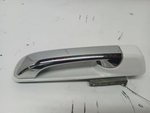 2011-2024 Ram 1500 White Front Exterior Door Handle Assembly - Right (Passenger) (Used OEM)
