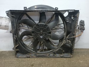 2007-2013 BMW 328i 600-Watt A/C Condenser Fan Motor Assembly (Used OEM)