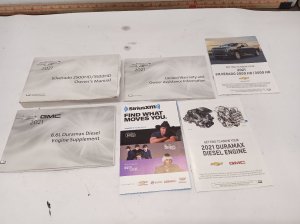 2020-2022 GMC Sierra 2500 HD Owners Manual (Used OEM)