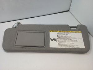 2014-2019 Toyota Highlander Silver Illuminated Sun Visor - Left (Driver) (Used OEM)