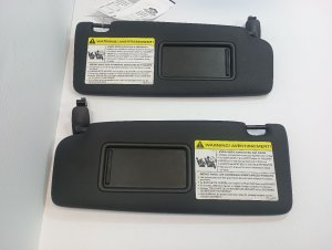 2008-2015 Audi TT Quattro Gray Sun Visor with Mirror - Left (Driver) (Used OEM)