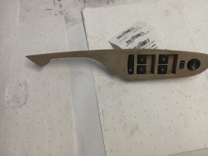 2010-2012 Cadillac SRX Tan Power Door Lock Switch - Left (Driver) (Used OEM)
