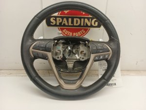 2014-2020 Jeep Grand Cherokee Black Heated Leather Steering Wheel (Used OEM)