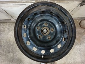 2013-2018 Nissan Altima Black 16x7 Steel Wheel (Used OEM)