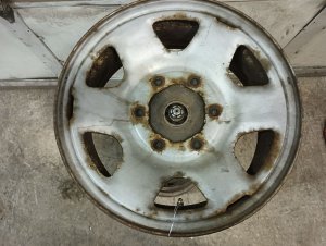 1995-2000 Toyota Tacoma 15x6 5-Spoke 6-Lug Steel Wheel (Used OEM)