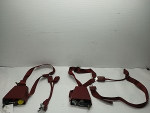 1988-1998 GMC C1500 Red Seat Belt Assembly - Front (Used OEM)