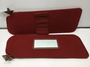 1988-1998 GMC C1500 Red Sun Visor - Left (Driver) (Used OEM)