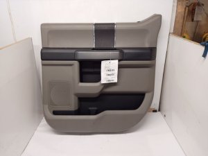 2015-2020 Ford F-150 Gray Front Door Interior Trim Panel - Rear, Right (Passenger) (Used OEM)