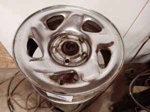 1994-2001 Dodge Ram 1500 Chrome 16x7 5-Slot Chrome Steel Wheel (Used OEM)