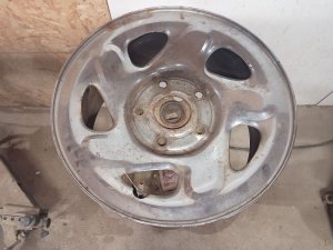 1994-2001 Dodge Ram 1500 Chrome 16x7 5-Slot Chrome Steel Wheel (Used OEM)