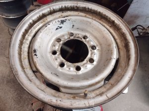 1996-2002 GMC Savana 3500 Gray 16x6.5 8-Lug Steel Wheel (Used OEM)
