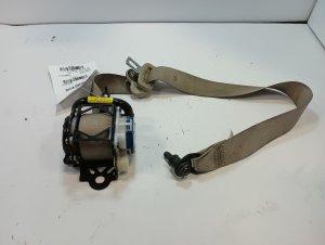 2013-2014 Subaru XV Crosstrek Tan Seat Belt Assembly with Pretensioner - Front, Left (Driver) (Used OEM)