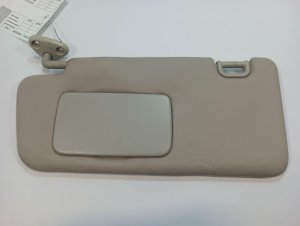 2012-2014 Subaru Impreza Silver Sun Visor without Illuminated Vanity Mirror - Left (Driver) (Used OEM)