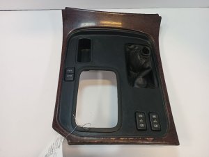 2001-2002 Toyota Land Cruiser Black Center Console Shift Bezel and Boot (Used OEM)