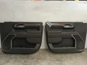 2024-2026 GMC Sierra 2500 HD Black Door Interior Trim Panel - Front (Used OEM)