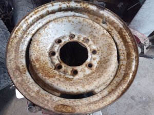 1996-2002 GMC Savana 3500 16x6.5 8-Lug Steel Wheel (Used OEM)