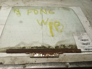1975-1979 Ford F-150 Door Glass - Front, Left (Driver) (Used OEM)