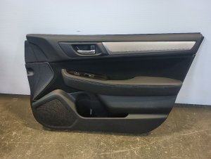 2015-2019 Subaru Outback Black Door Interior Trim Panel - Front, Left (Driver) (Used OEM)