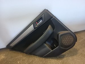 2015-2019 Subaru Outback Black Door Interior Trim Panel - Rear, Left (Driver) (Used OEM)