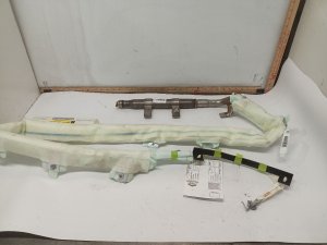 2012-2014 GMC Sierra 2500 Black Roof Curtain Air Bag - Left (Driver) (Used OEM)