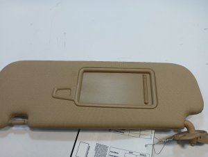 2011-2013 Hyundai Elantra Tan Sun Visor with Mirror and Extension - Left (Driver) (Used OEM)