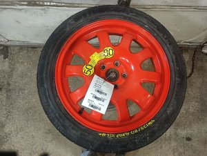  Jaguar Xf sportbrake Red 18-Inch Compact Spare Wheel (Used OEM)