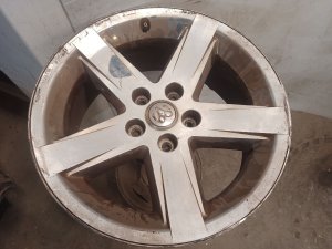 2009-2010 Dodge Ram 1500 Chrome 20x9 5-Spoke Chrome Clad Alloy Wheel (Used OEM)