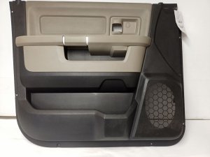 2011-2012 Ram 3500 Gray Door Interior Trim Panel - Front, Left (Driver) (Used OEM)