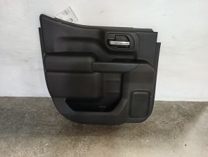 2020-2023 GMC Sierra 2500 HD Black Door Interior Trim Panel - Rear, Left (Driver) (Used OEM)