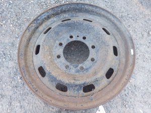 2011-2013 Ram 3500 Black 17x7.5 Steel Wheel (Used OEM)