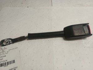  Volvo VNL Black Seat Belt Buckle - Front, Left (Driver) (Used OEM)