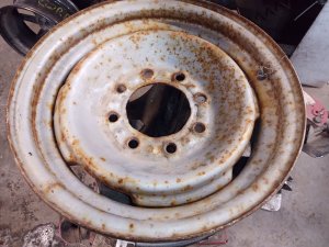 1996-2002 GMC Savana 3500 16x6.5 8-Lug Steel Wheel (Used OEM)